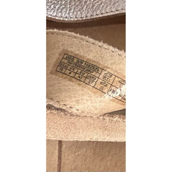 UGG Braelynn Rosegold Womens Size 10 Patent Metallic Platform Sandal - Picture 12 of 12